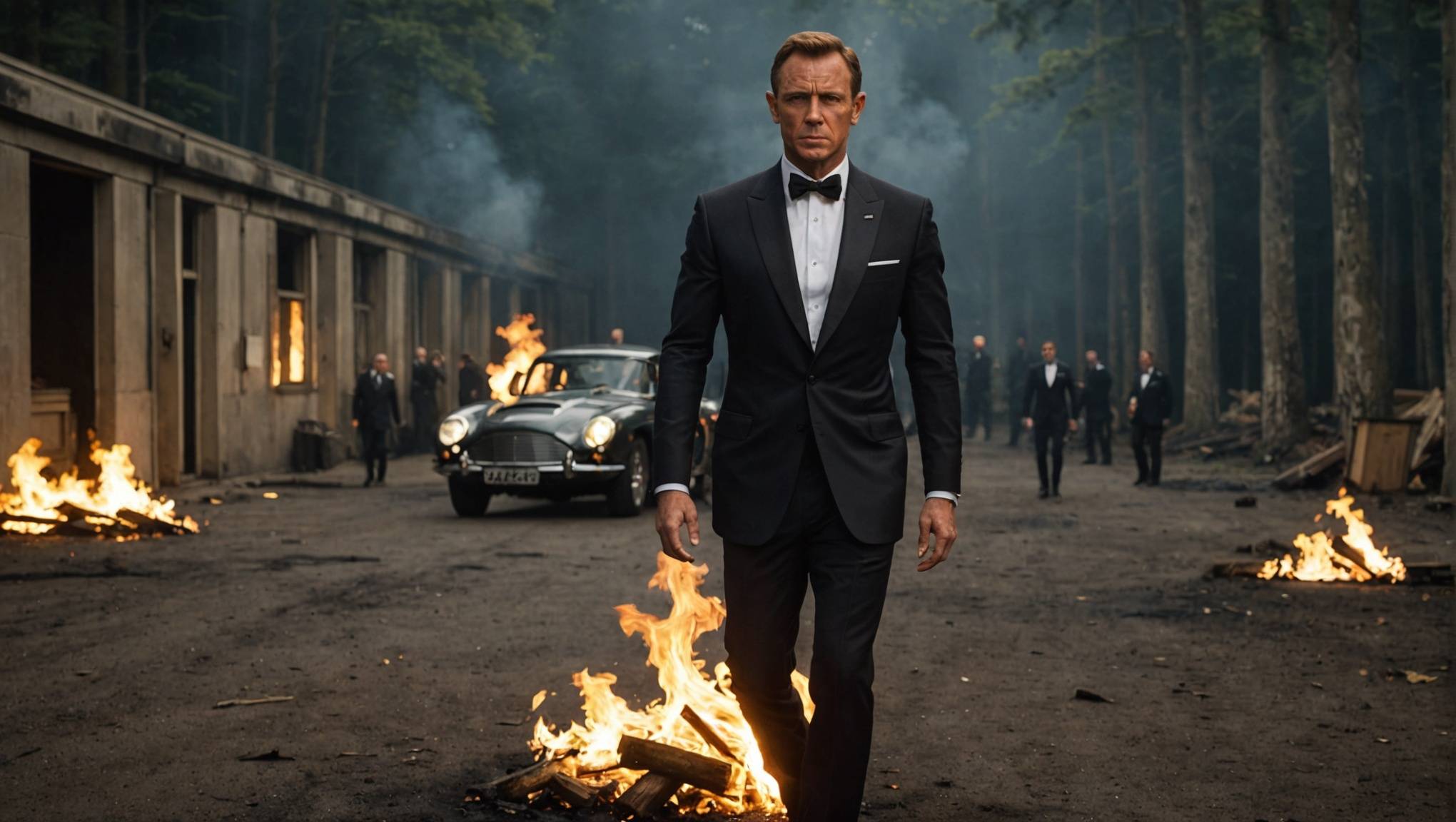 Les Pinewood Studios des films de James Bond prennent feu